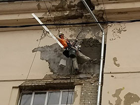 Восстановление здания в Москве